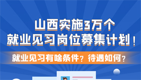 【图解】山西实施3万个就业见习岗位募集计划