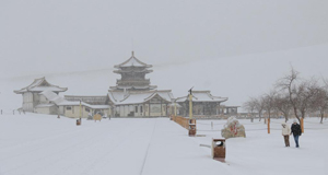 雪落敦煌