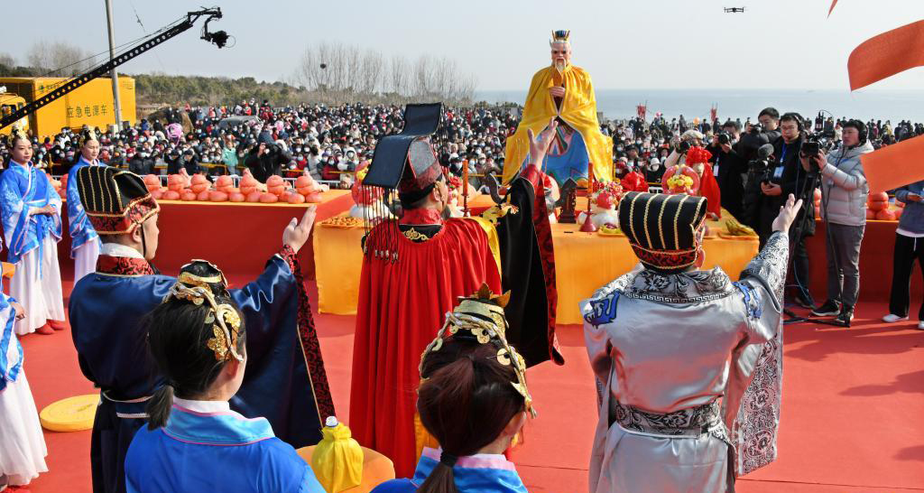 “琅琊祭海”展民俗文化