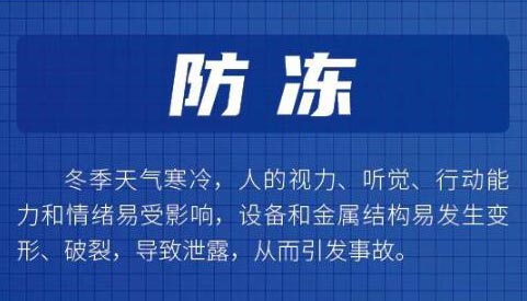 【海报】冬季生产安全不松懈，这份攻略快查收