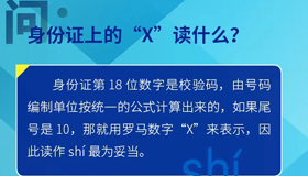 【海报】身份证上的“X”读什么？火车票怎么抢？