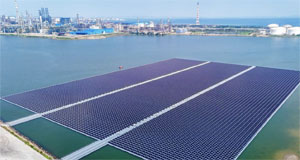 海水漂浮式光伏项目在青岛建成投用