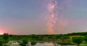 夏夜星灿烂 银河落九天