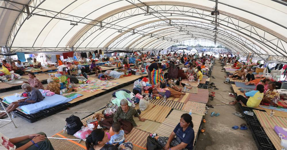 探访泰国武里南府的临时避难所