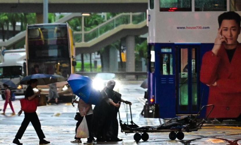 香港今年第5次发出黑色暴雨警告信号