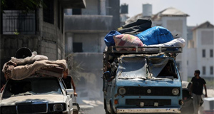 民众撤离加沙城